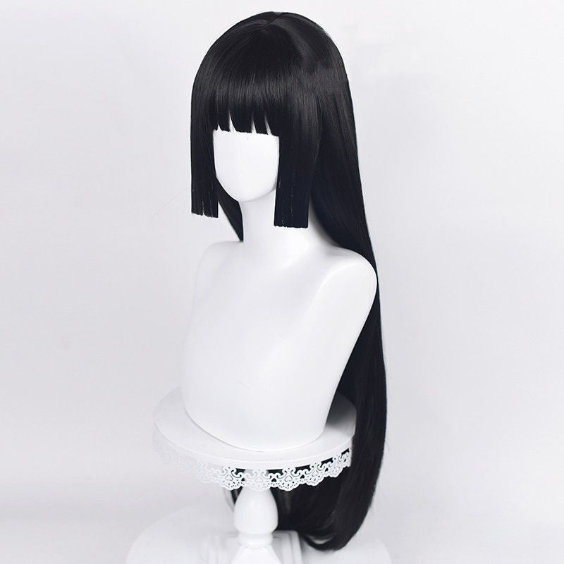 Kakegurui Yumeko Jabami Cosplay Wigs Black Long Wigs