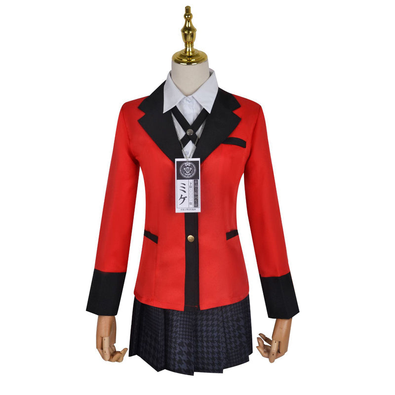 Kakegurui Mary Saotome Cosplay Costume Uniform Halloween Costume Set
