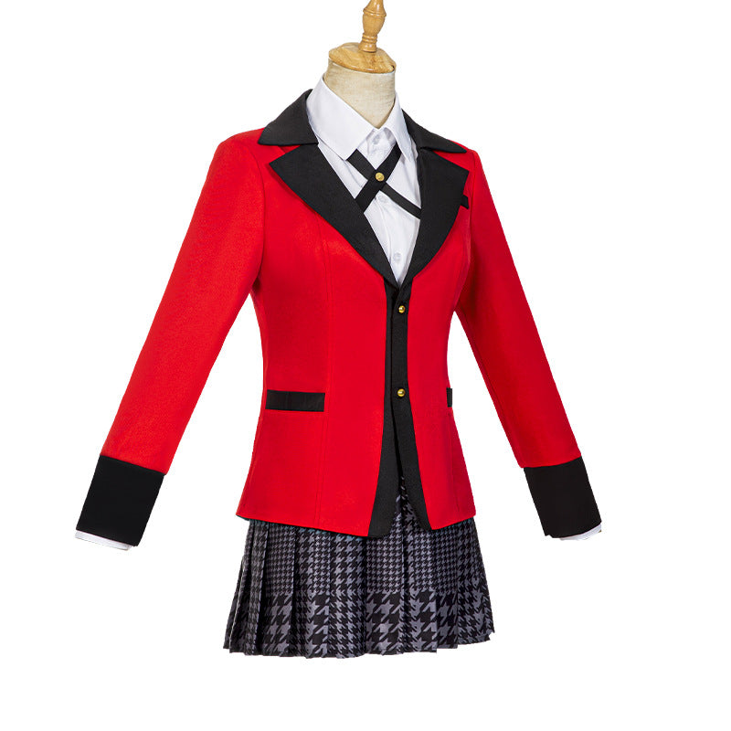 Kakegurui Mary Saotome Cosplay Costume Uniform Halloween Costume Set