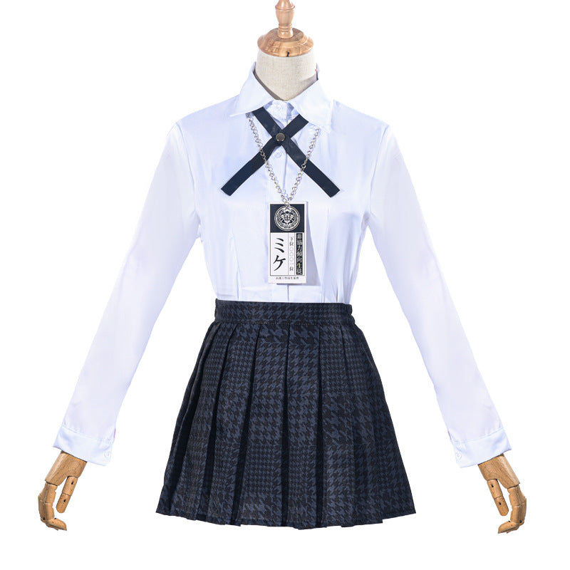 Kakegurui Yumeko Jabami Uniform Costume Halloween Cosplay Dress Outfit