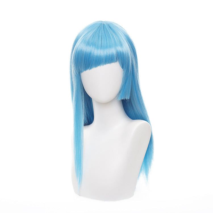 Kasumi Miwa Cosplay Wigs Long Blue Wigs