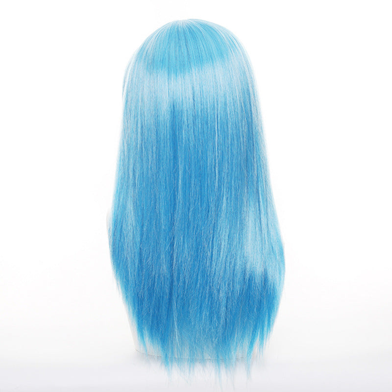 Kasumi Miwa Cosplay Wigs Long Blue Wigs