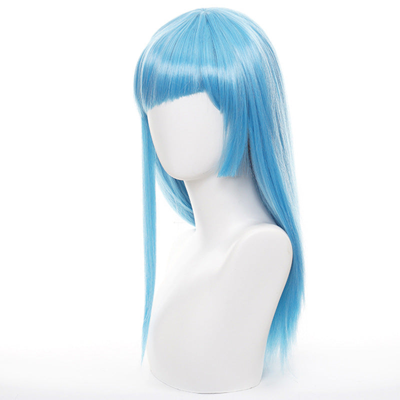 Kasumi Miwa Cosplay Wigs Long Blue Wigs