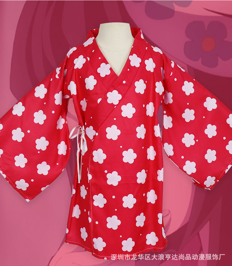 Kids/Adults Anime  Makomo Costume+Wigs+Mask+Shoes+Socks Whole Set Halloween Cosplay Outfit