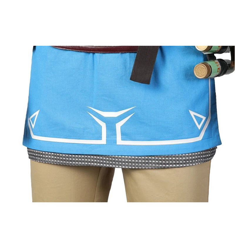 Kids/Adults Halloween Cosplay Link Costume Full Set With Cloak Halloween Carnival Outfit
