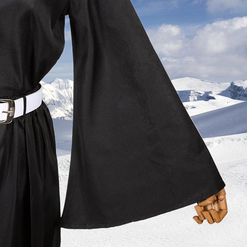 Kids Version Anime  Muichiro Tokito Cosplay Costume+Wigs+Shoes Full Set Halloween Costume