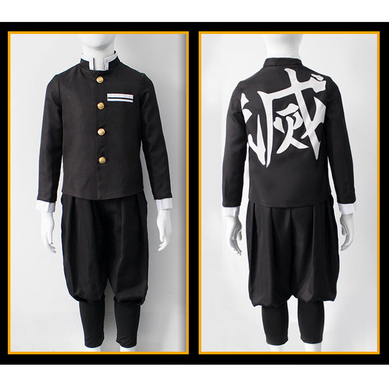 Kids Version Shinobu Kocho Costume Boys Girls Halloween Cosplay Outfit