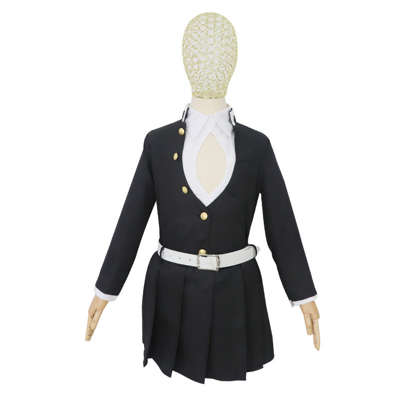 Kids Version Mitsuri Costume Girls  Kanroji Cosplay Costume Uniform Outfit