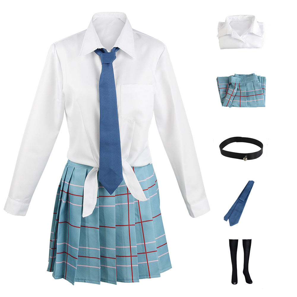 Kitagawa Marin Uniform Dress Costume With Wigs Full Set Halloween Outfit