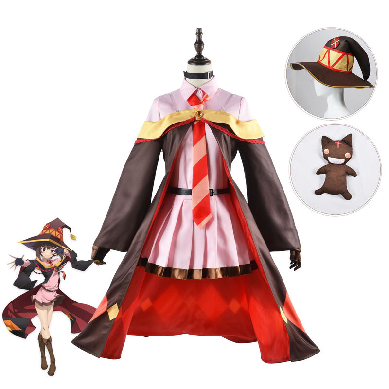 KonoSuba An Explosion on This Wonderful World! Megumin New Costume Halloween Cosplay Outfit Full Set