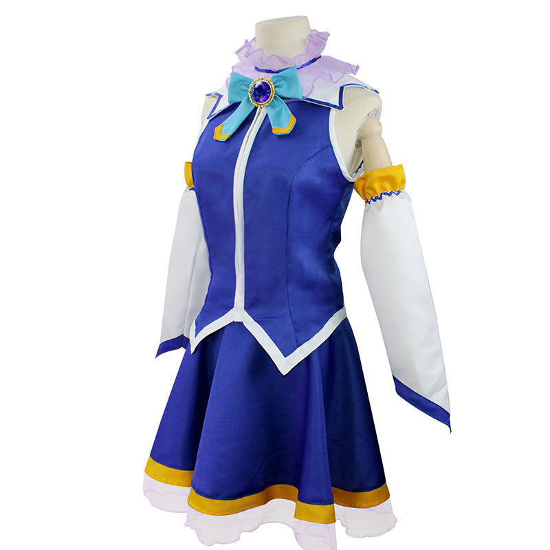 KonoSuba: God's Blessing on this Wonderful World! Aqua Cosplay Costume Halloween Cosplay Dress