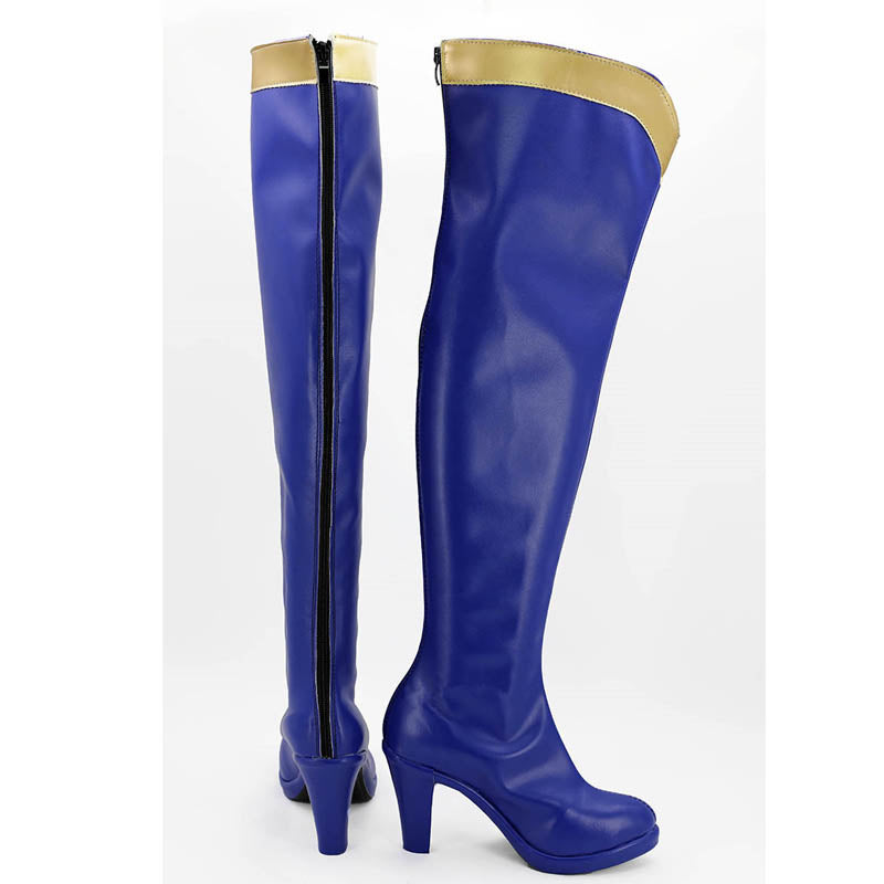 KonoSuba: God's Blessing on this Wonderful World! Aqua Cosplay Shoes Blue Boots