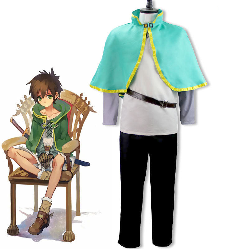 KonoSuba: God's Blessing on this Wonderful World! Satou Kazuma Cosplay Costume Halloween Costume Ouftit