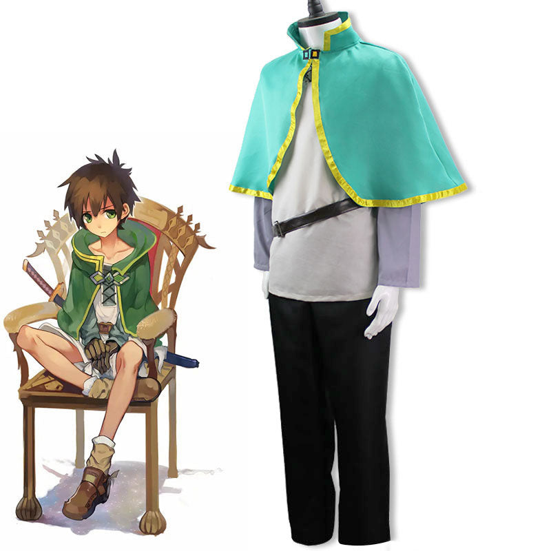 KonoSuba: God's Blessing on this Wonderful World! Satou Kazuma Cosplay Costume Halloween Costume Ouftit