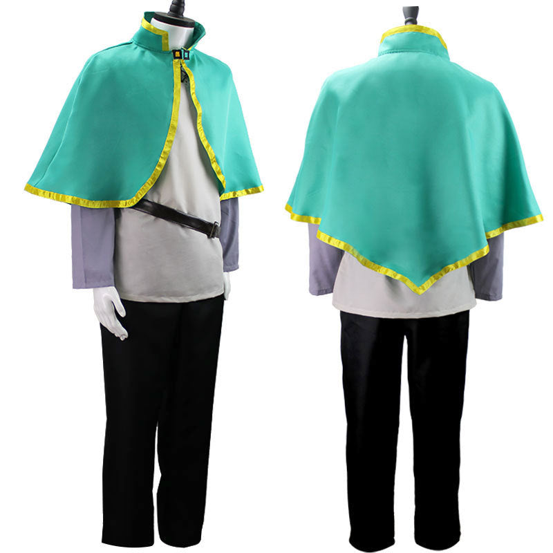 KonoSuba: God's Blessing on this Wonderful World! Satou Kazuma Whole Set Costume Uniform With Wigs and Cosplay Boots Costume Outfit Set