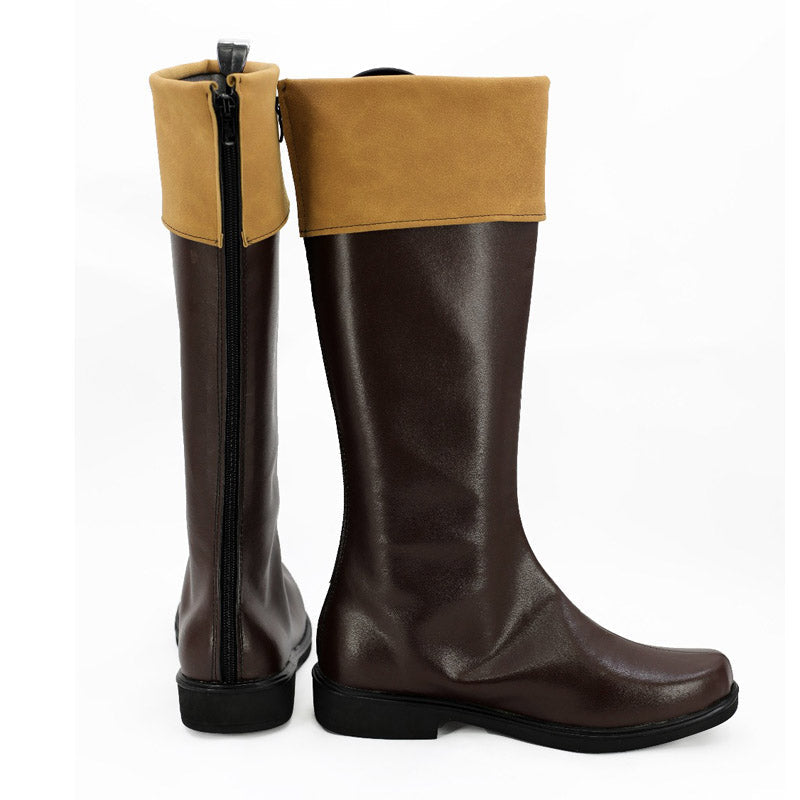 KonoSuba: God's Blessing on this Wonderful World! Kazuma Satou Cosplay Shoes Brown Boots