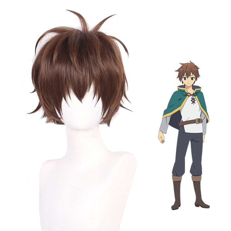 KonoSuba: God's Blessing on this Wonderful World! Satou Kazuma Costume and Wigs Full Set Costume Outfit