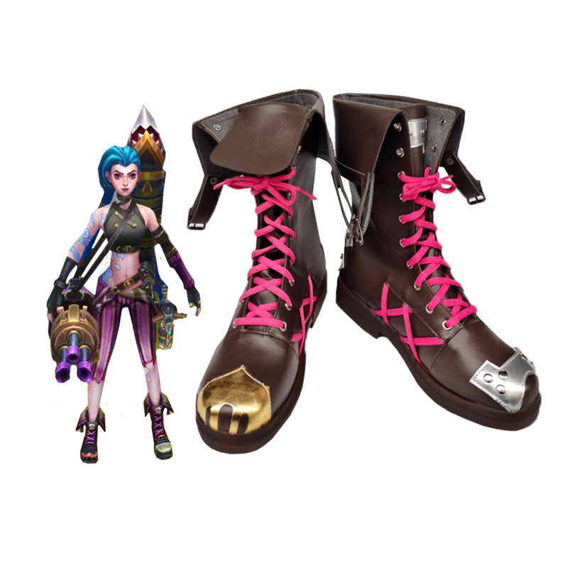 League of Legends Arcane Jinx Cosplay Boots LOL Jinx Cosplay Accessories