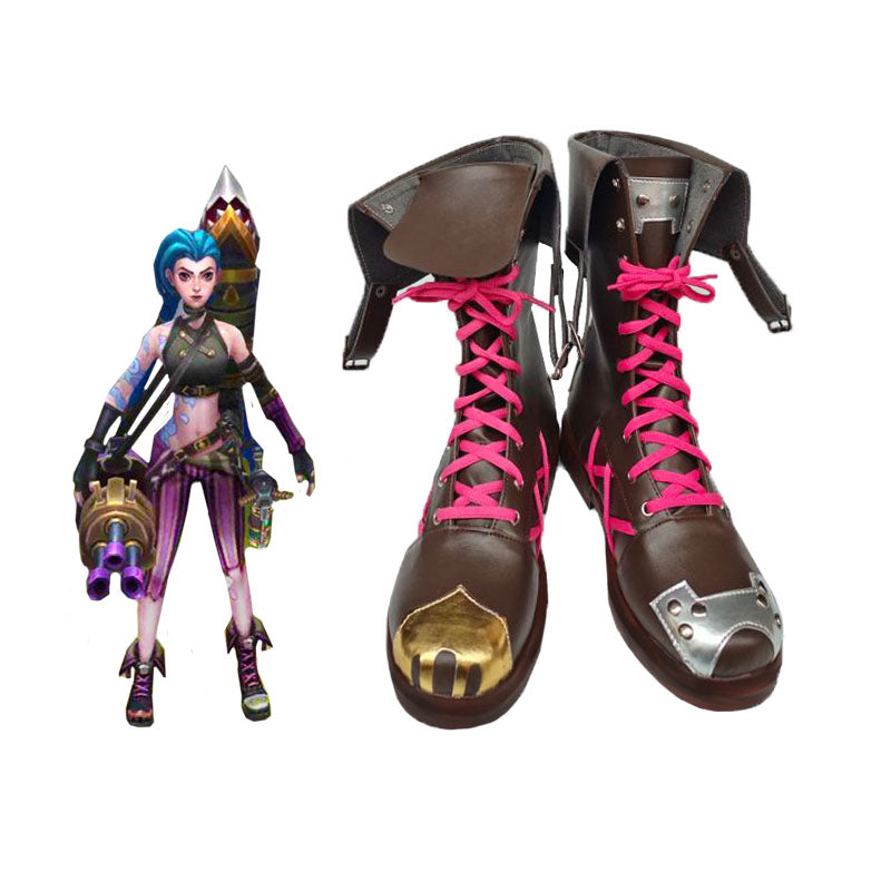 League of Legends Arcane Jinx Cosplay Boots LOL Jinx Cosplay Accessories