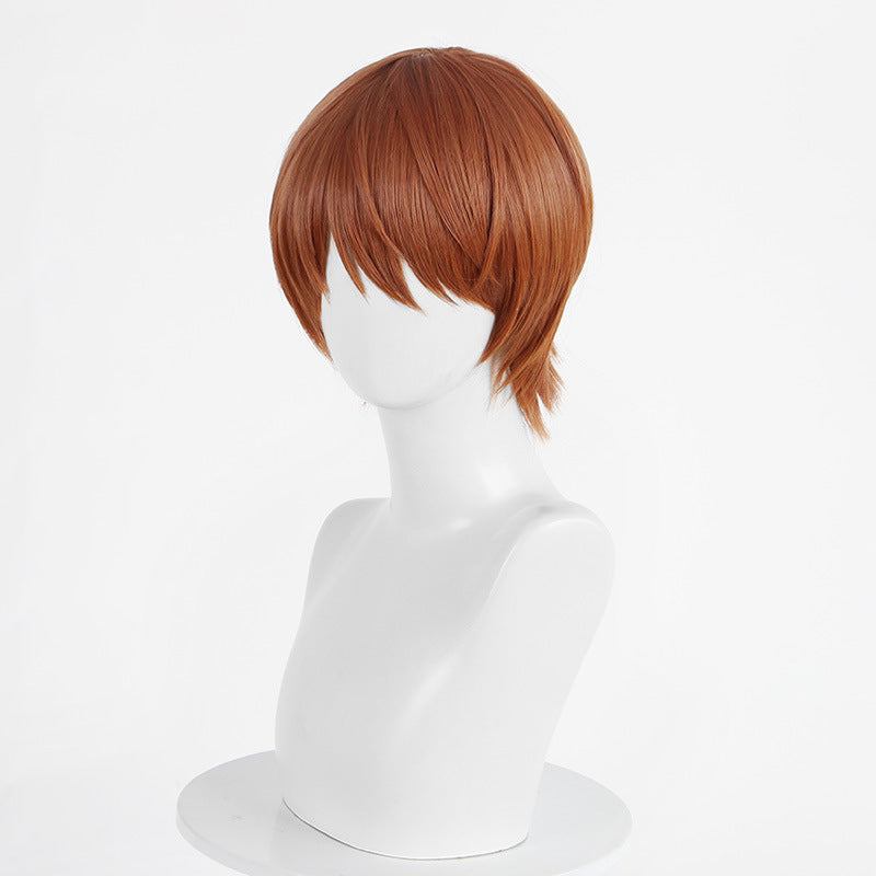 Light Yagami Cosplay Wigs Brown Short Wigs
