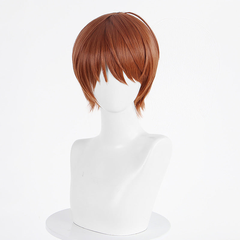 Light Yagami Cosplay Wigs Brown Short Wigs