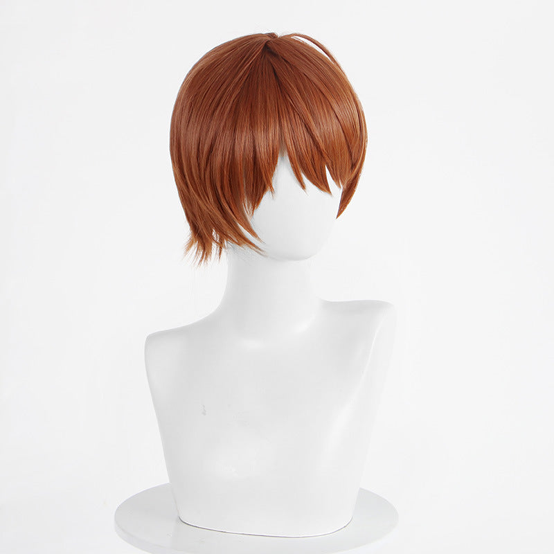 Light Yagami Cosplay Wigs Brown Short Wigs