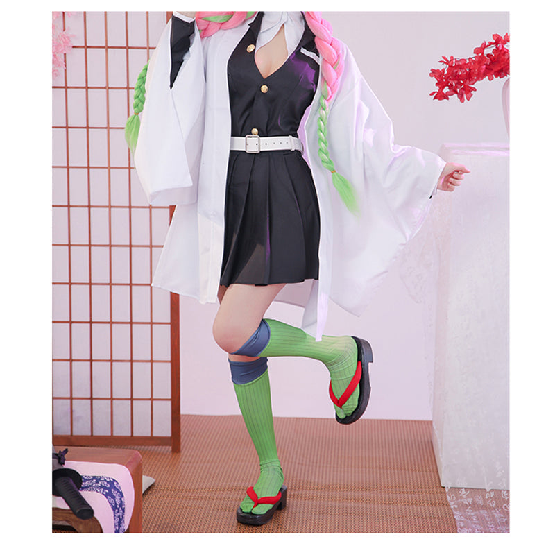Love Hashira Costume Mitsuri Cosplay Costume Dress For Kids And Adults Halloween Costume Outfit Set