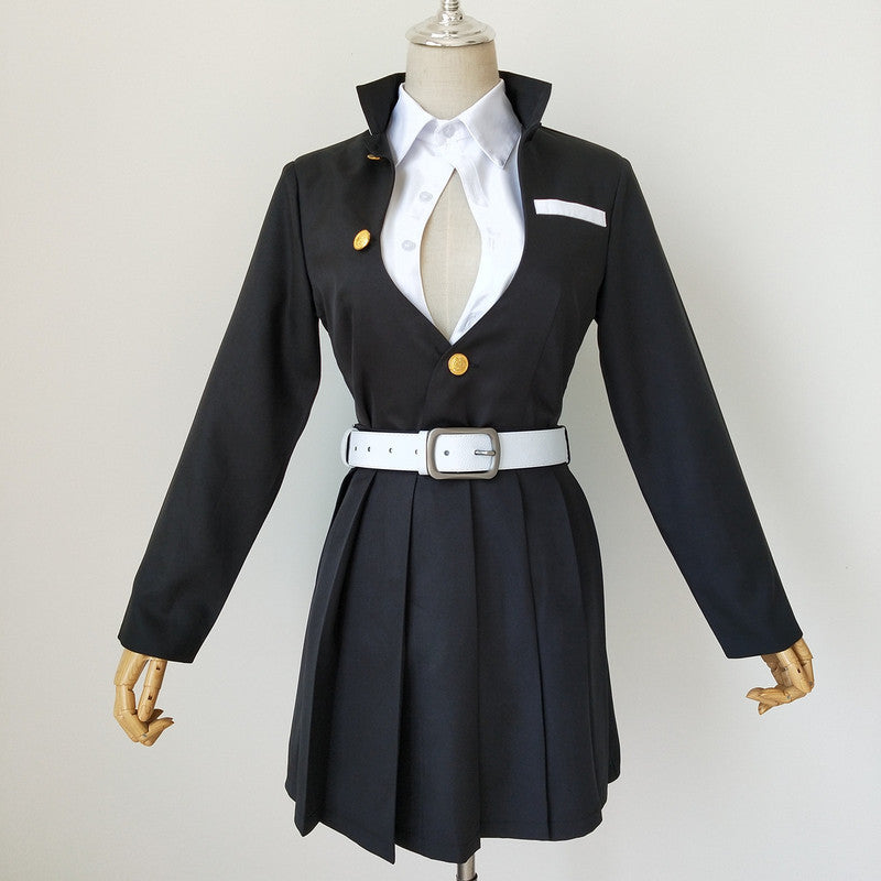 Love Hashira Costume Mitsuri Cosplay Costume Dress For Kids And Adults Halloween Costume Outfit Set