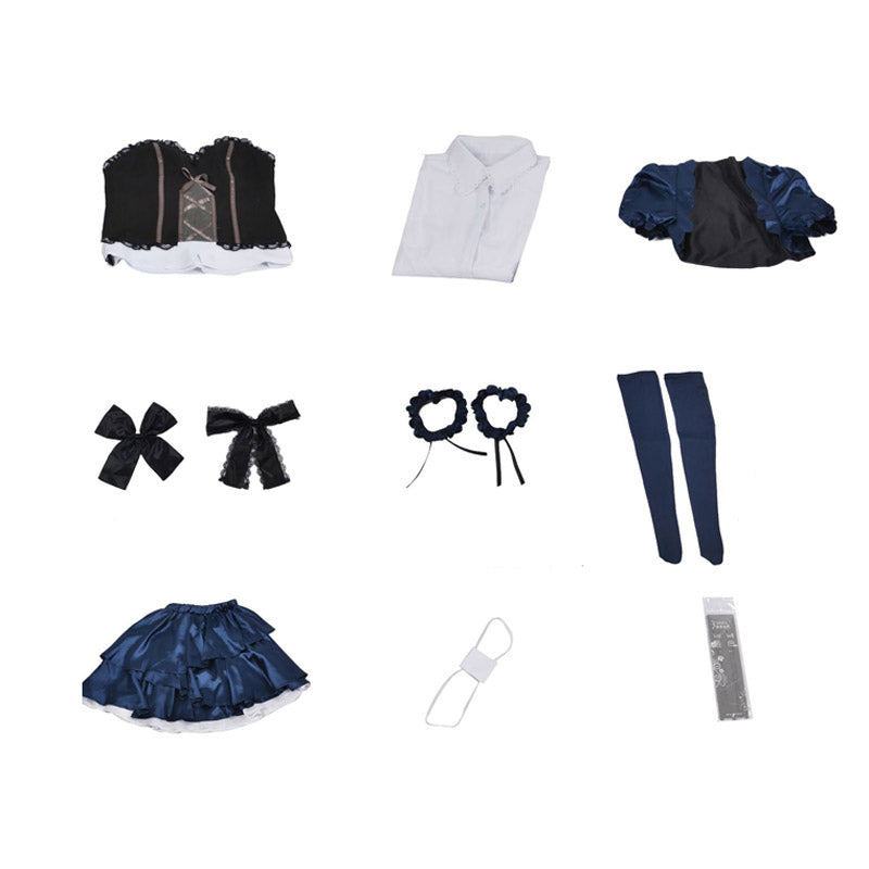 Love, Chunibyo & Other Delusions Rikka Takanashi Costume Lolita Dress Halloween Carnival Cosplay Outfit