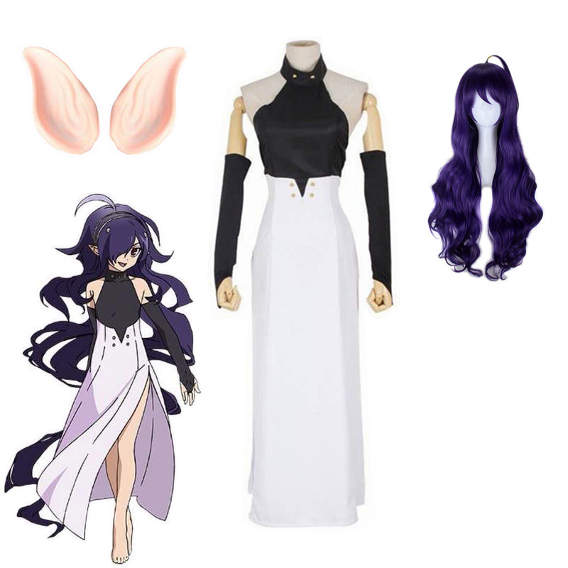 Anime Seraph Of The End Owari no Seraph Asuramaru Cosplay Costume+Wigs Halloween Costume Set