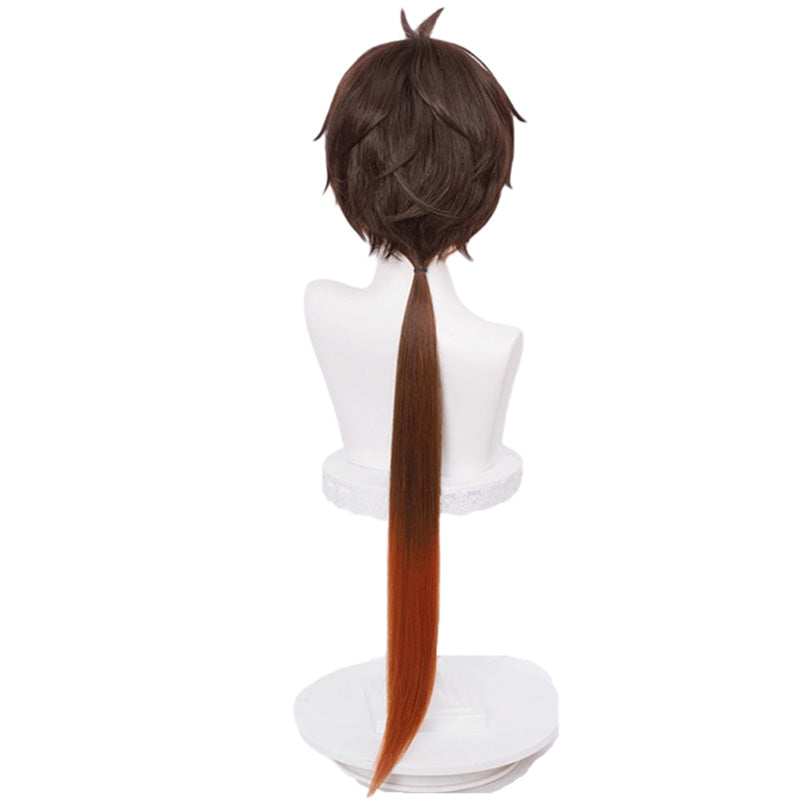 Genshin Impact Zhongli Cosplay Costume Full Set Costume With Wigs