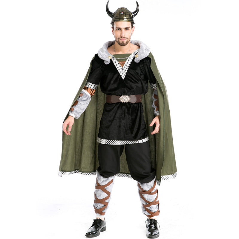 Men Bull Demon King Warrior Cosplay Costume For Halloween Party Performance