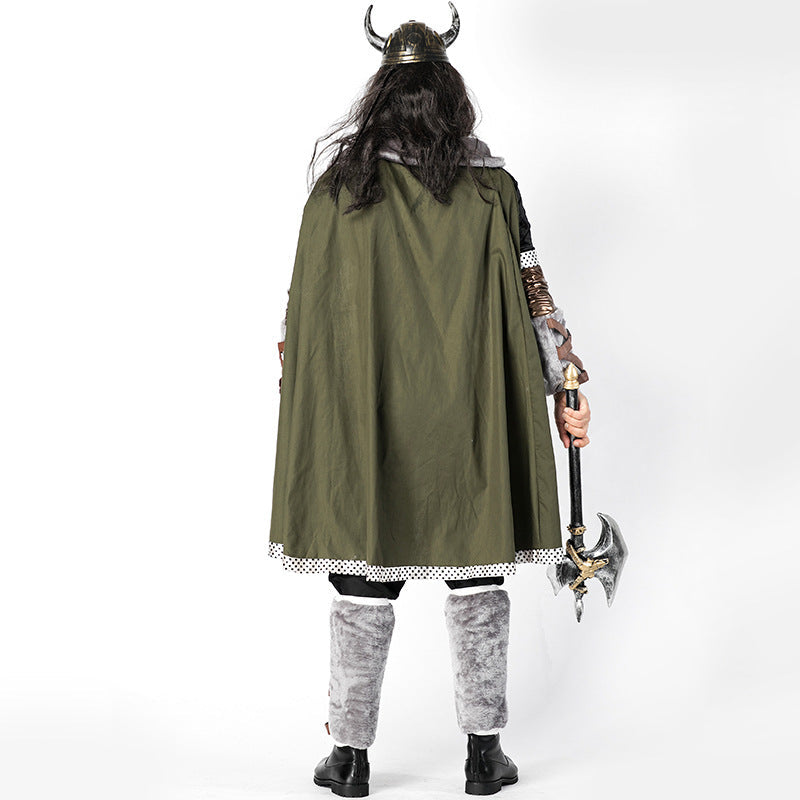 Men Bull Demon King Warrior Cosplay Costume For Halloween Party Performance