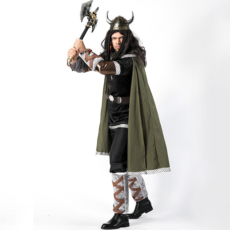 Men Bull Demon King Warrior Cosplay Costume For Halloween Party Performance