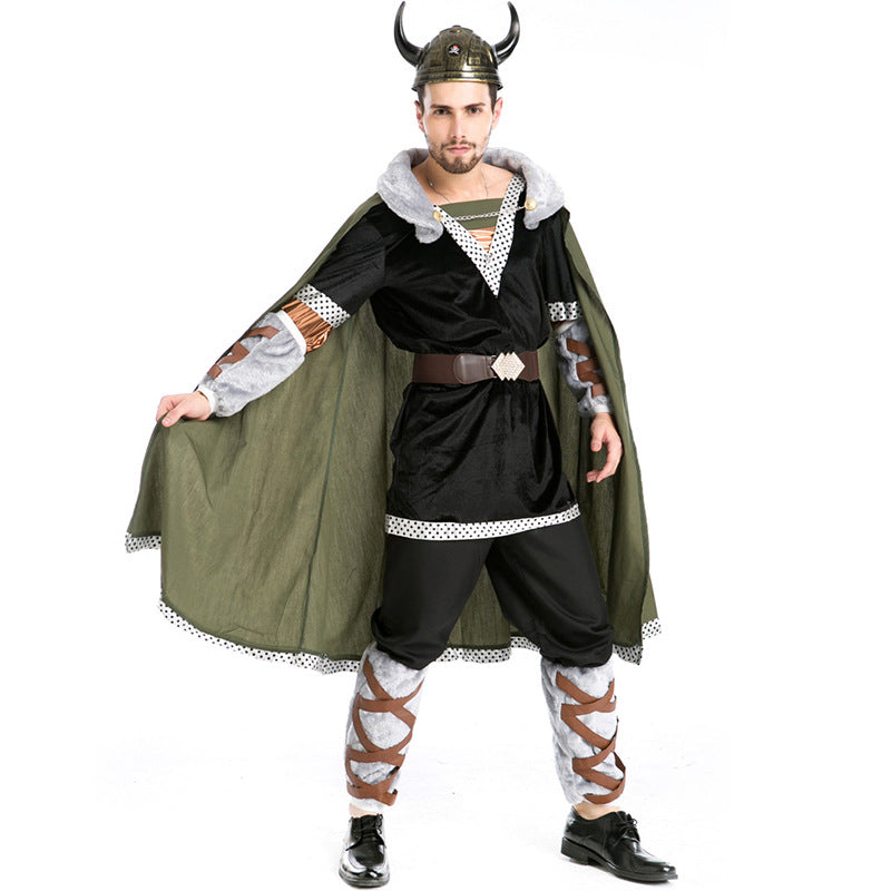 Men Bull Demon King Warrior Cosplay Costume For Halloween Party Performance