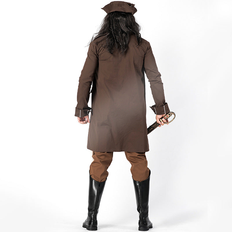 Men's Deluxe Pirate Cosplay Costume Halloween/Stage Performance/Party
