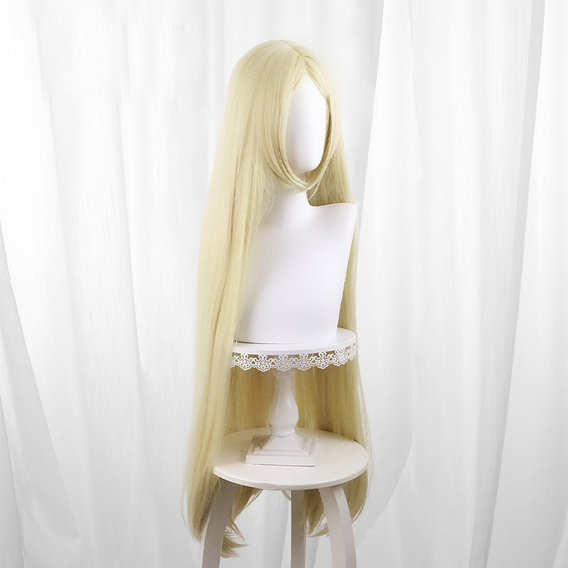 Gushing over Magical Girls Morino Korisu Costume Wigs Golden Long Wigs