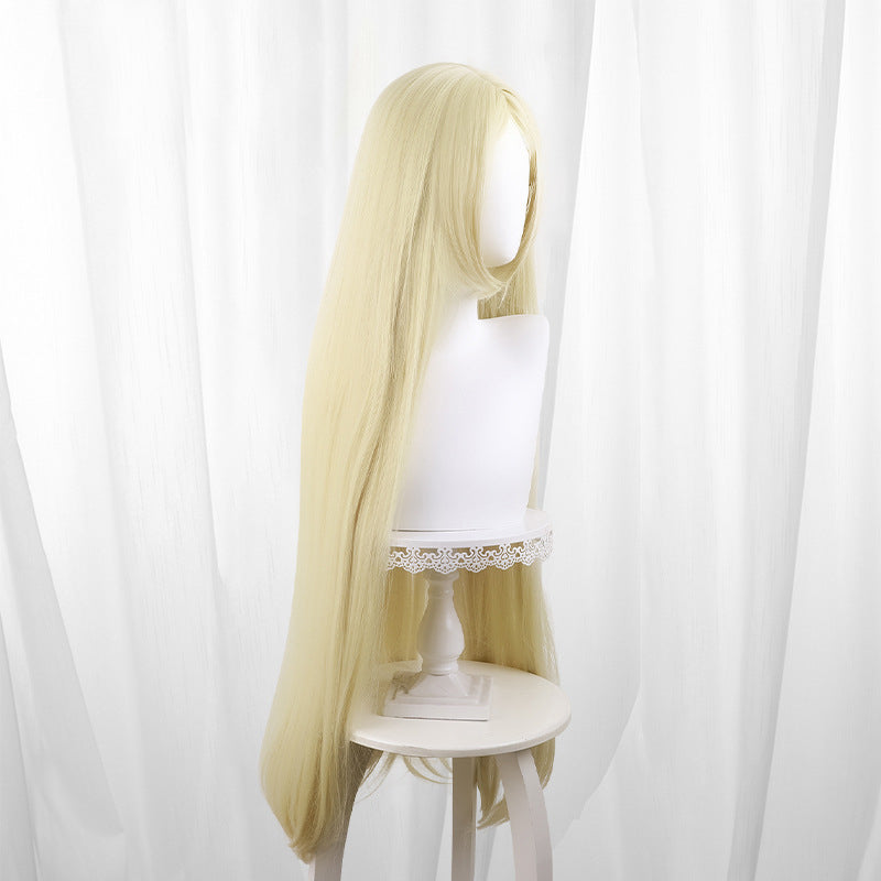 Gushing over Magical Girls Morino Korisu Costume Wigs Golden Long Wigs