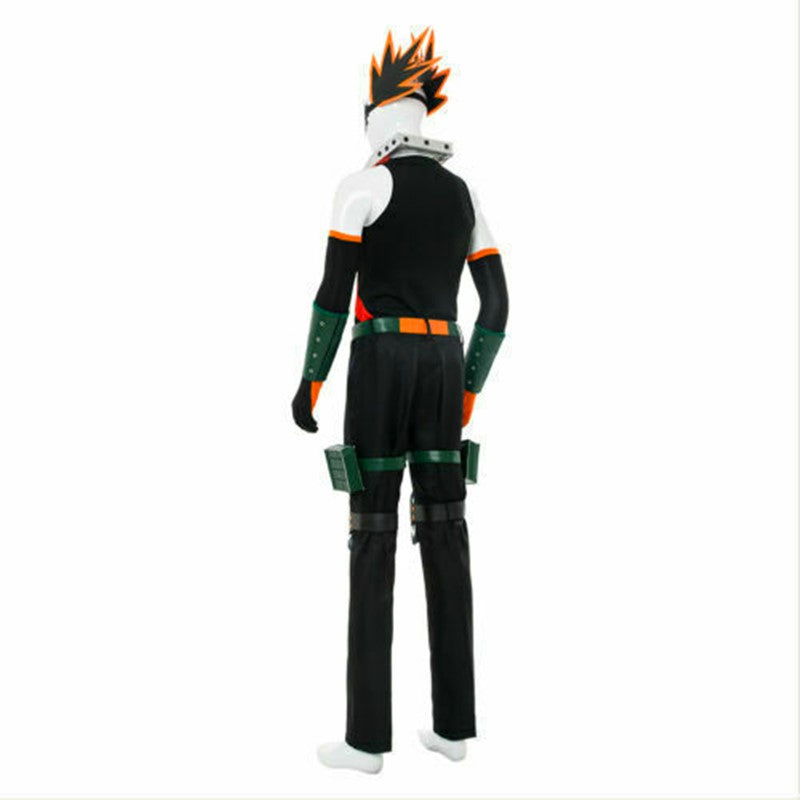 Katsuki Bakugo Hero Costume Kacchan Fighting Outfit Costume Full Set With Props