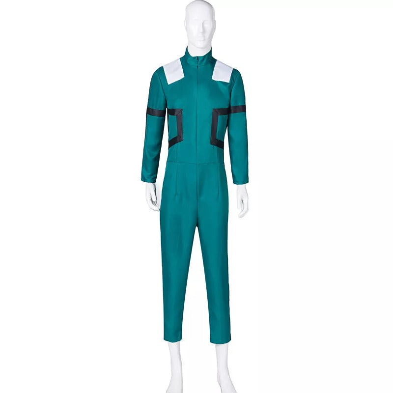 Midoriya Izuku Deku Fighting Suit Cosplay Costume With Wigs Set Halloween Izuku's Costume Beta