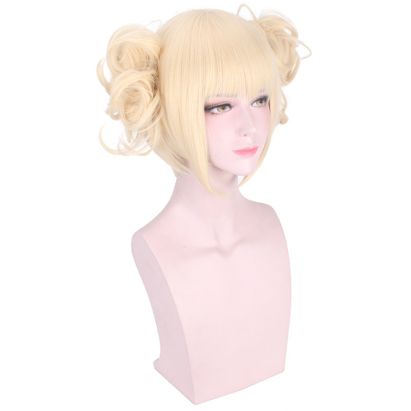 Himiko Wigs Toga Ash-blonde Cosplay Wigs Accessories