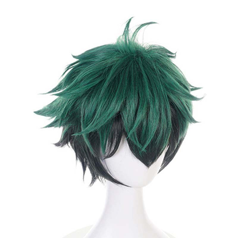 Midoriya Izuku Deku Cosplay Wigs Short Green Wigs