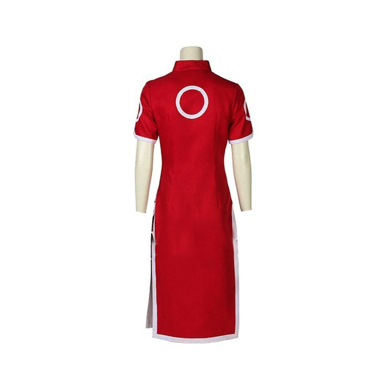Anime Haruno Sakura Childhood Costume Cheongsam Dress Cosplay Outfit