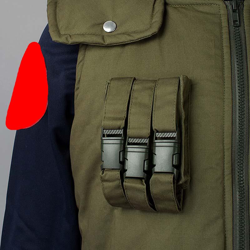 Anime Cosplay Hatake Kakashi Costume Uniform With Props 10 pieces Full Set Halloween Costume Outfit