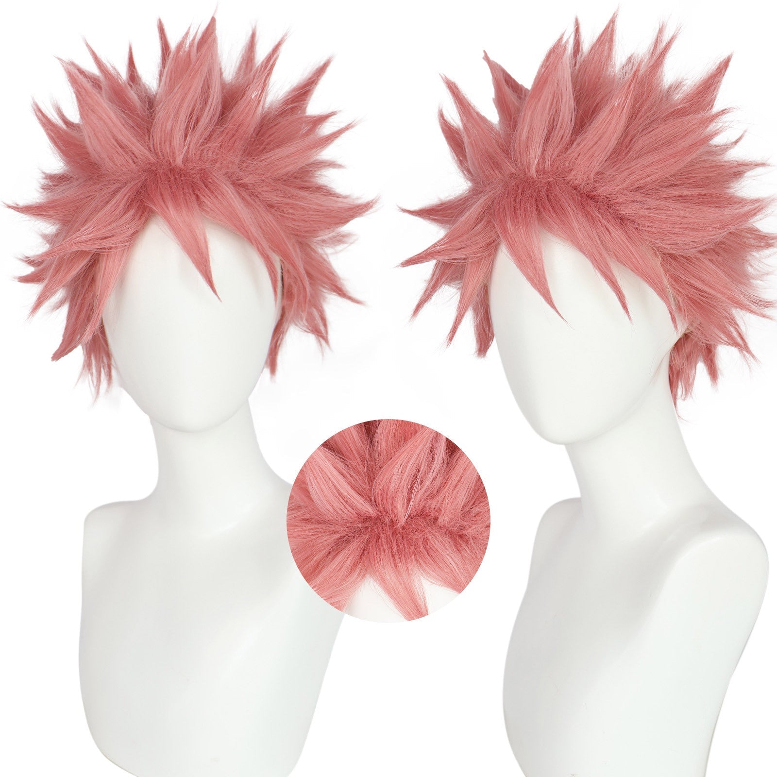 Natsu Dragneel Pink Wigs Cosplay Costume Wigs