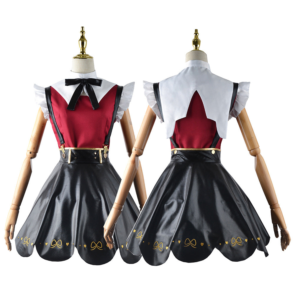 Needy Streamer Overload Needy Girl Overdose Ame-chan Whole Set Costume Dress+Wigs+Shoes Halloween Carnival Outfit Set