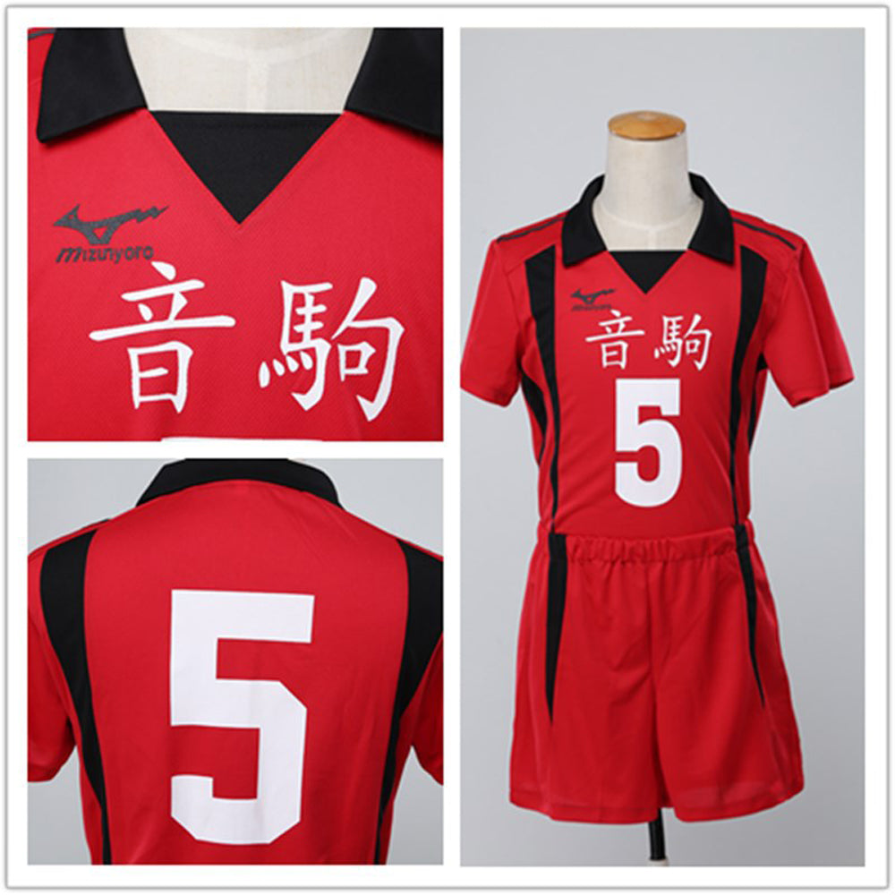 Nekoma Kenma Kozume Uniform Costume+Wigs Sports Suit Halloween Costume Outfit