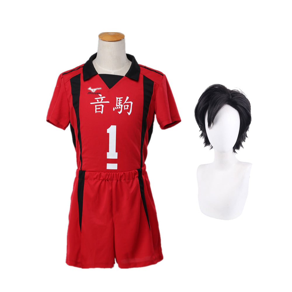Nekoma High Tetsuro Kuroo Cosplay Costume+Wigs Halloween Cosplay Outfit