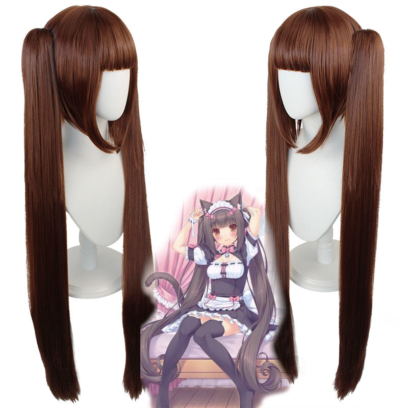 Nekopara Chocola Vanilla Cosplay Wigs Halloween Cosplay Accessories