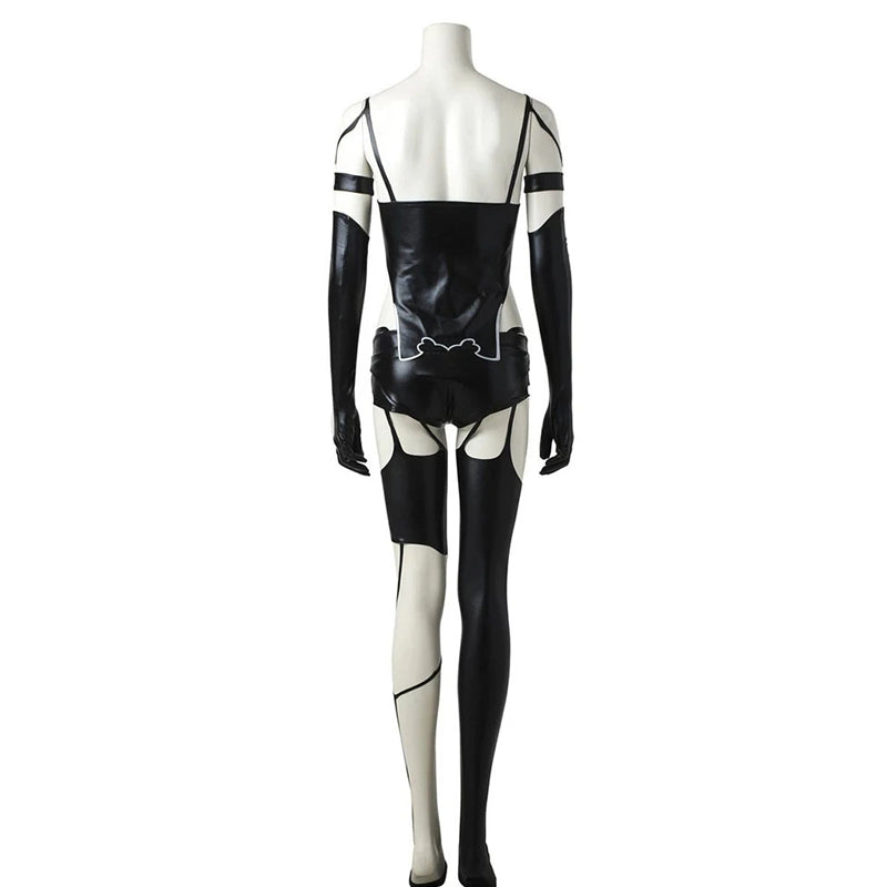 NieR:Automata YoRHa Type A No. 2 A2 Costume With Wigs and Shoes Full Set Halloween Carnival Costume Outfit